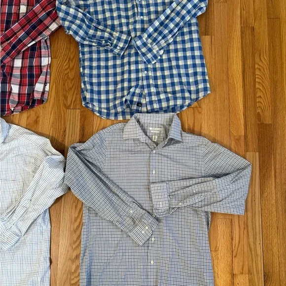 Set of 4 Men’s Medium Long Sleeve Button Downs - Picture 6 of 7